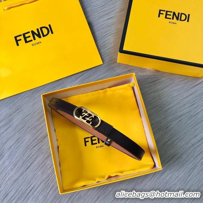 Good Quality Fendi Leather Belt 15MM 2763