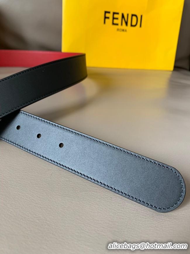 Best Quality Fendi Leather Belt 34MM 2768