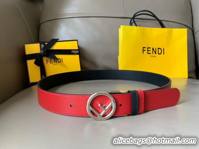 Best Quality Fendi Leather Belt 34MM 2768