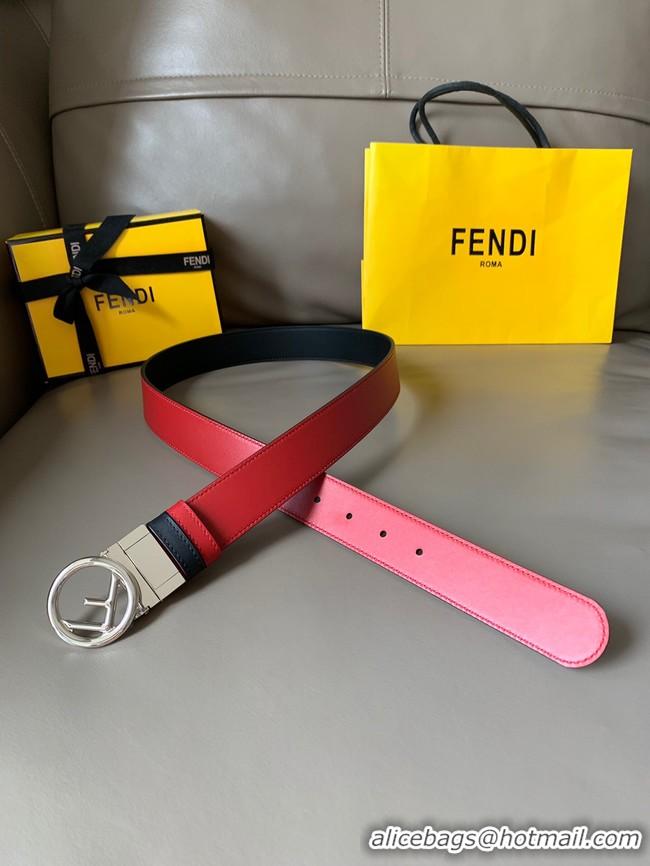 Best Quality Fendi Leather Belt 34MM 2768