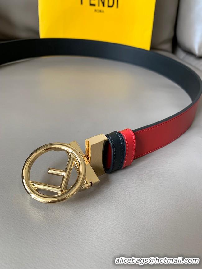 Elegant Fendi Leather Belt 34MM 2771