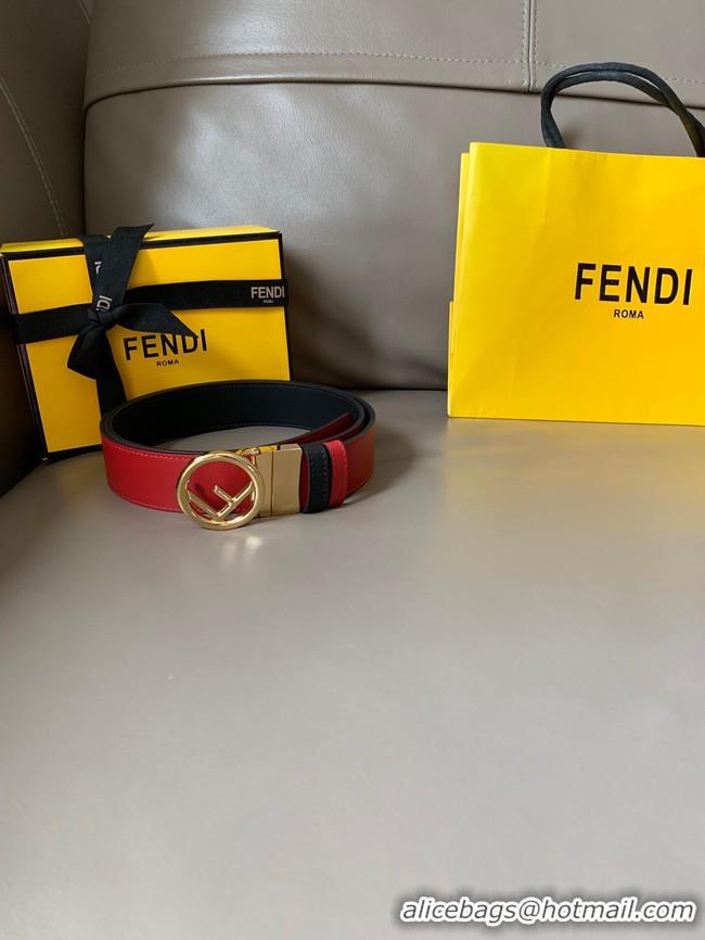 Elegant Fendi Leather Belt 34MM 2771