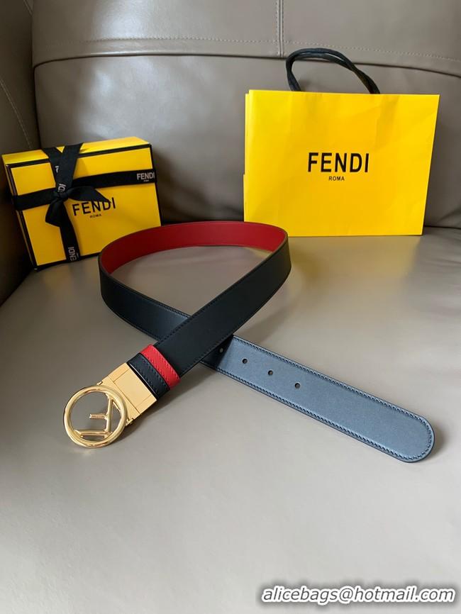 Elegant Fendi Leather Belt 34MM 2771