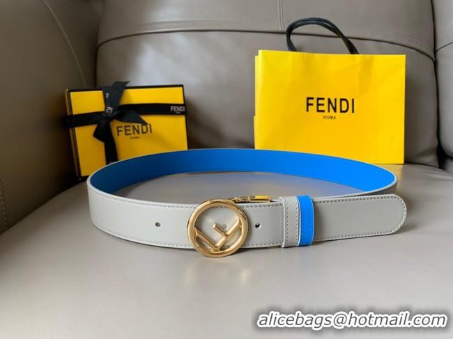 Super Quality Fendi Leather Belt 34MM 2772