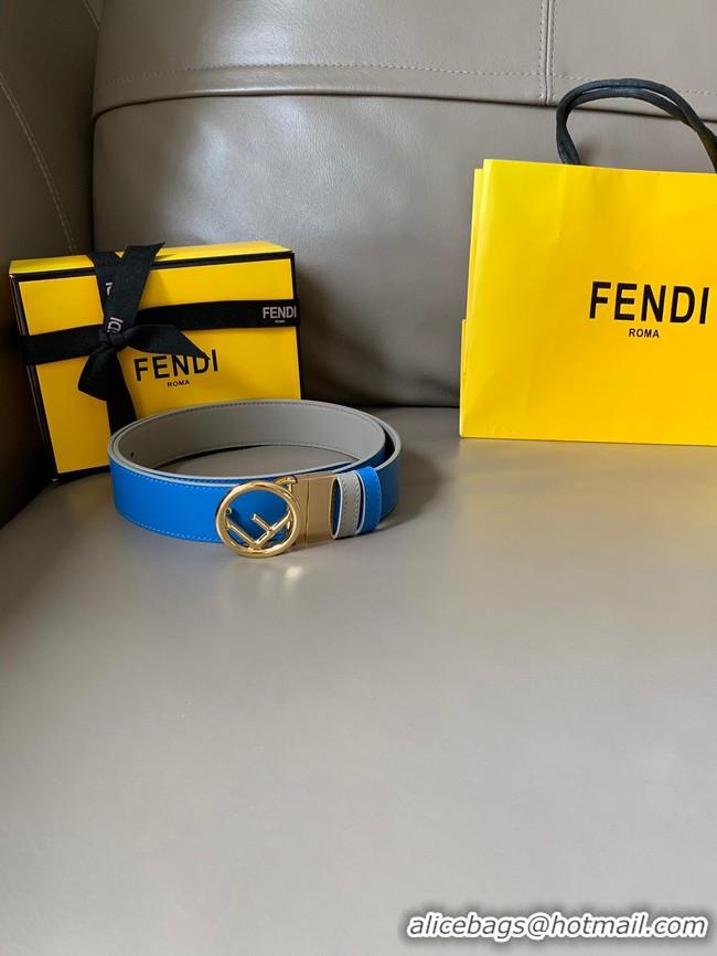 Super Quality Fendi Leather Belt 34MM 2772