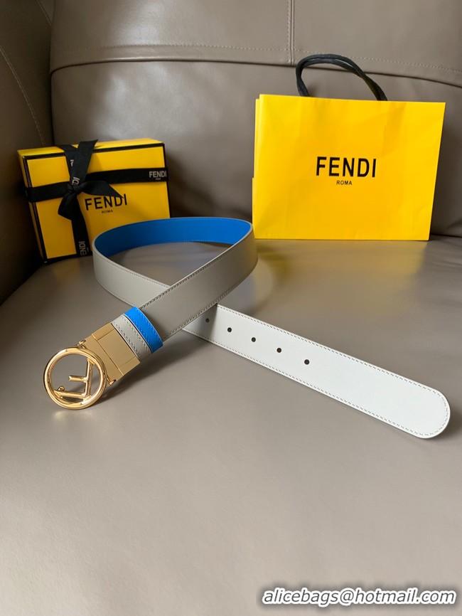 Super Quality Fendi Leather Belt 34MM 2772