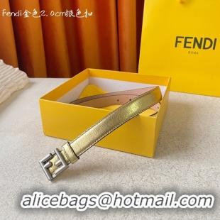 Affordable Price Fendi Leather Belt 20MM 2773