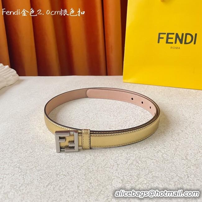 Affordable Price Fendi Leather Belt 20MM 2773