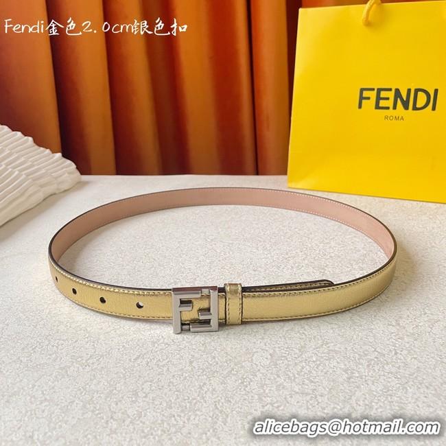 Affordable Price Fendi Leather Belt 20MM 2773