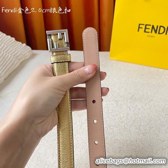 Affordable Price Fendi Leather Belt 20MM 2773