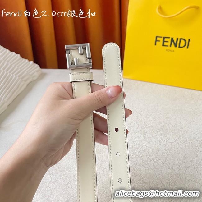 Best Grade Fendi Leather Belt 20MM 2776