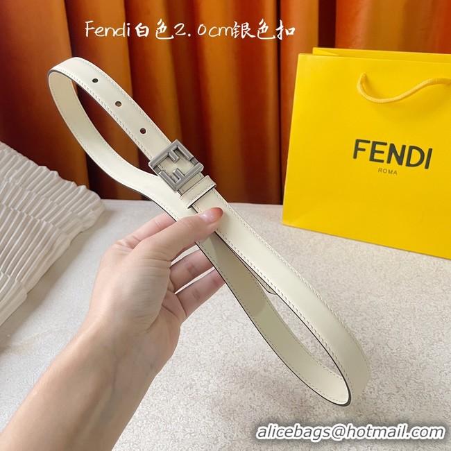 Best Grade Fendi Leather Belt 20MM 2776