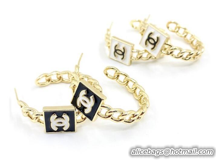 Sophisticated Design  Chanel Earrings CE8626 White