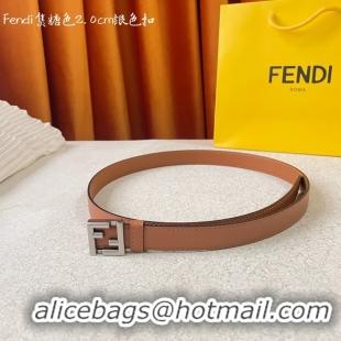 Sumptuous Fendi Leather Belt 20MM 2778