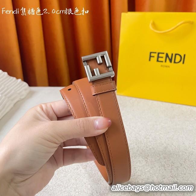 Sumptuous Fendi Leather Belt 20MM 2778