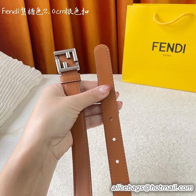 Sumptuous Fendi Leather Belt 20MM 2778