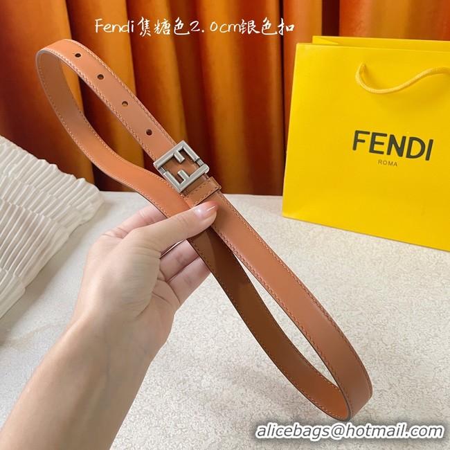 Sumptuous Fendi Leather Belt 20MM 2778