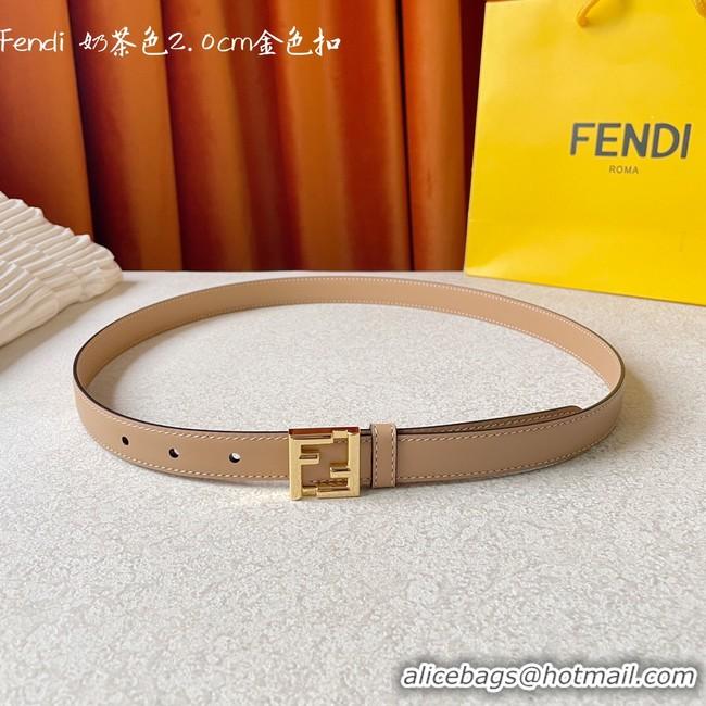 Best Product Fendi Leather Belt 20MM 2780