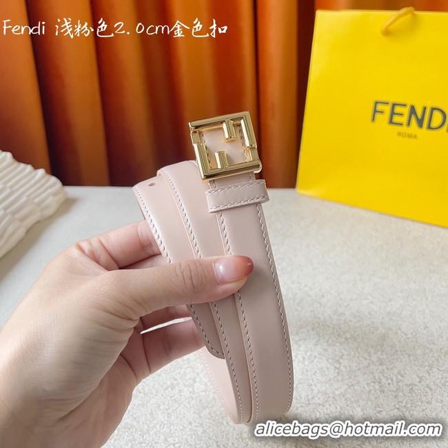 Popular Style Fendi Leather Belt 20MM 2781