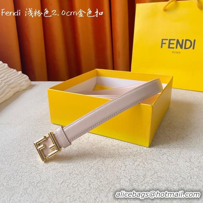 Popular Style Fendi Leather Belt 20MM 2781