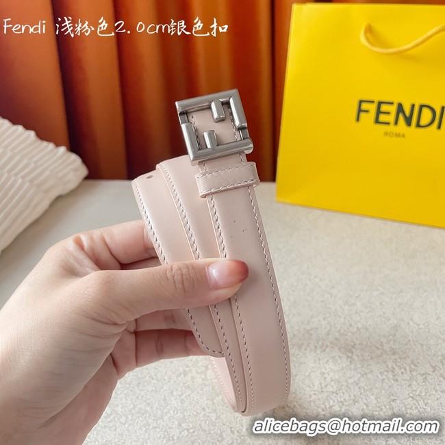 Top Grade Fendi Leather Belt 20MM 2782