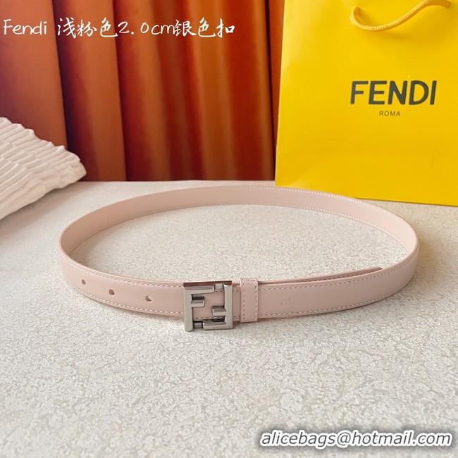 Top Grade Fendi Leather Belt 20MM 2782