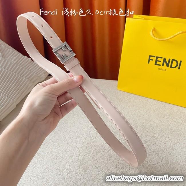 Top Grade Fendi Leather Belt 20MM 2782