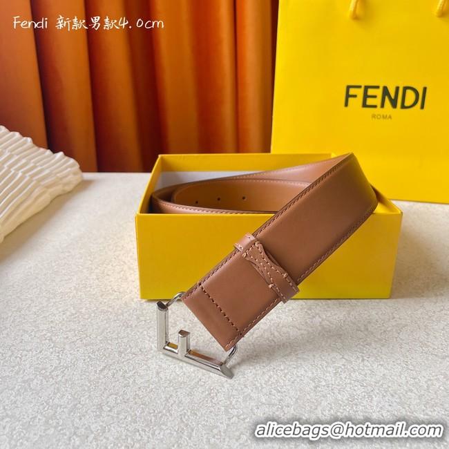 Hot Style Duplicate Fendi Leather 40MM Belt F7104-2