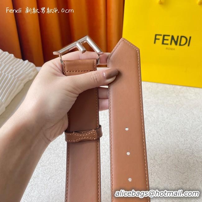 Hot Style Duplicate Fendi Leather 40MM Belt F7104-2