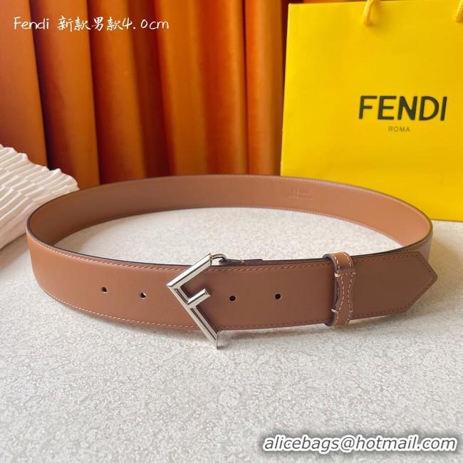 Hot Style Duplicate Fendi Leather 40MM Belt F7104-2