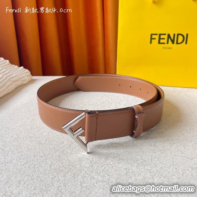 Hot Style Duplicate Fendi Leather 40MM Belt F7104-2