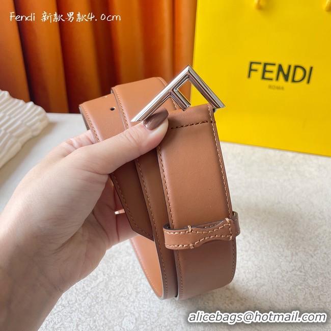 Hot Style Duplicate Fendi Leather 40MM Belt F7104-2