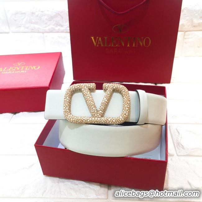 Luxury Valentino 40MM Leather Belt V7112-1