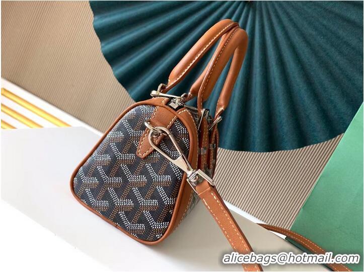 Trendy Design Goyard Calfskin Leather shoulder bag 9986 brown