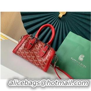 Buy Discount Goyard Calfskin Leather shoulder bag 9986 red