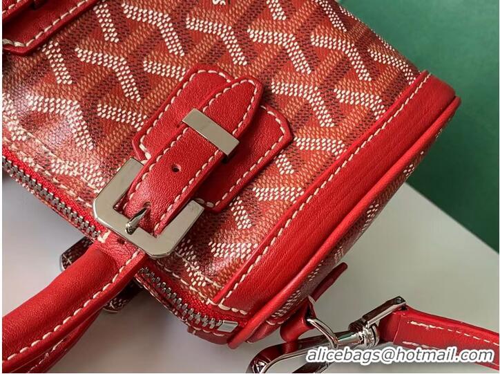 Buy Discount Goyard Calfskin Leather shoulder bag 9986 red