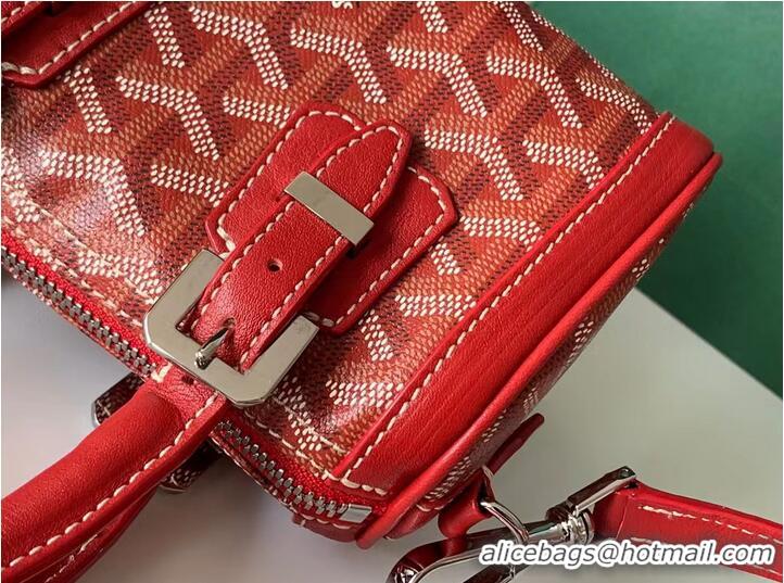 Buy Discount Goyard Calfskin Leather shoulder bag 9986 red