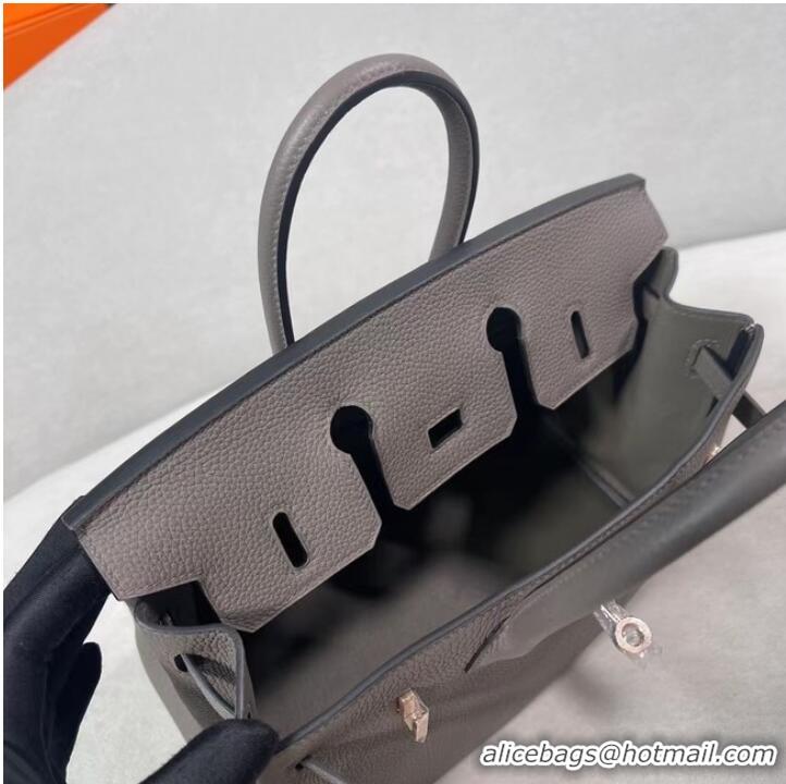 Reasonable Price Hermes Original Togo Leather HB30O gray