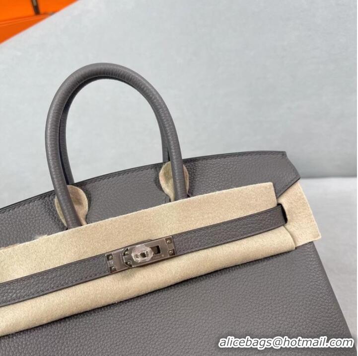 Reasonable Price Hermes Original Togo Leather HB30O gray