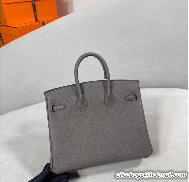 Reasonable Price Hermes Original Togo Leather HB30O gray