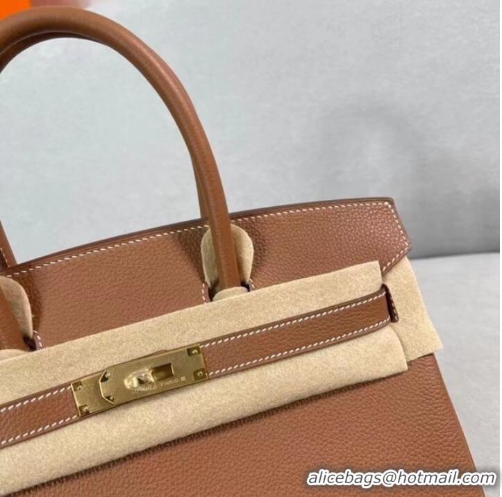 Buy Inexpensive Hermes Original Togo Leather HB30O brown