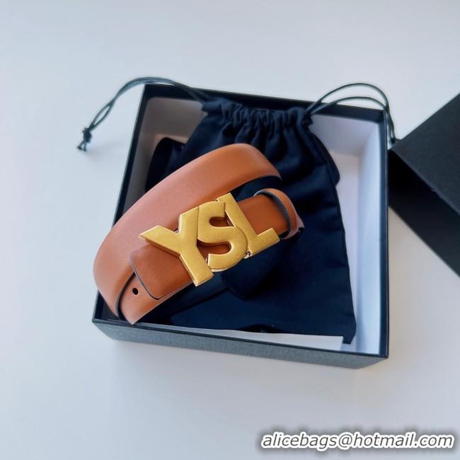 Top Quality Yves saint Laurent calf leather BELT 26991