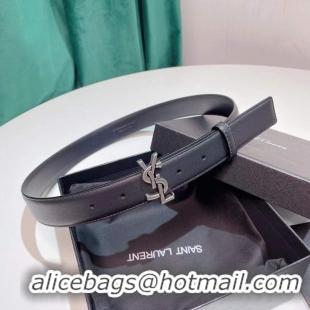 Discount Yves saint Laurent calf leather BELT 30MM 26994