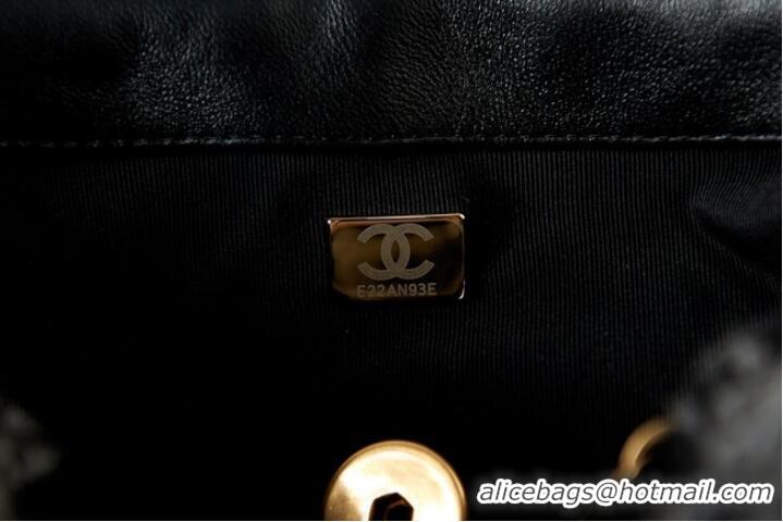 Luxurious CHANEL 19 HANDBAG AS1160&AS1161 black&blue