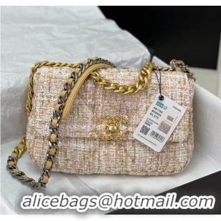 Big Discount CHANEL 19 HANDBAG AS1160&AS1161 light pink