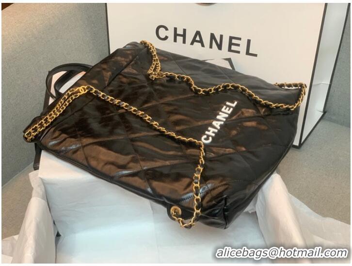 Shop Grade LARGE BACK PACK CHANEL 22 AS3313 BLACK&WHITE