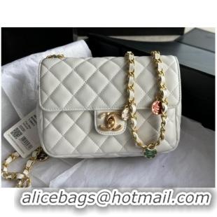 Promotional Discount CHANEL MINI FLAP BAG AS3737 white