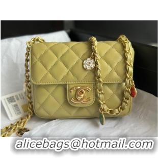 Classic Specials CHANEL MINI FLAP BAG AS3736 lemon