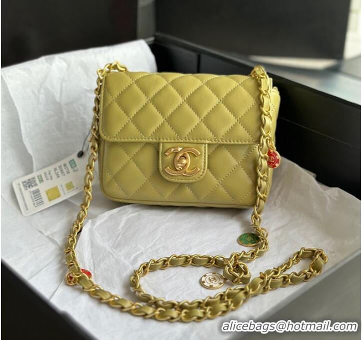 Classic Specials CHANEL MINI FLAP BAG AS3736 lemon