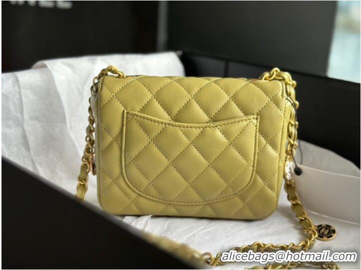 Classic Specials CHANEL MINI FLAP BAG AS3736 lemon